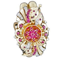 Vacheron Constantin 14k Gold Jewel Encrusted Ladies Wristwatch