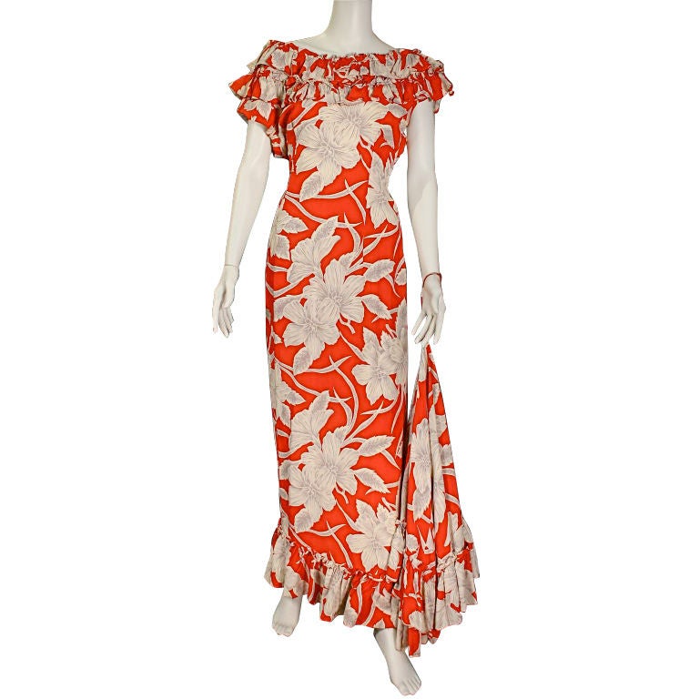 Vintage hawaiian hotsell wedding dress