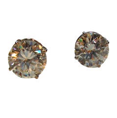 Ten Carat Diamond Weight CZ Studs