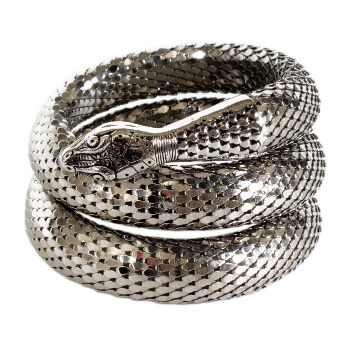 The Silver Snake Cuff