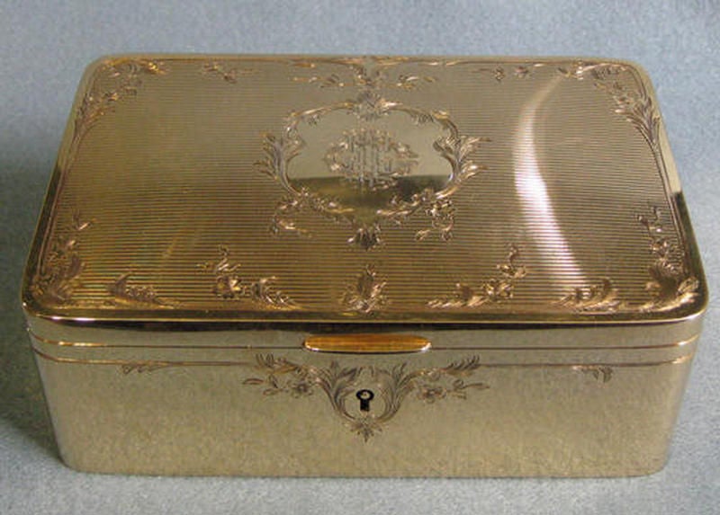 14 kt. Gold Jewelry Box