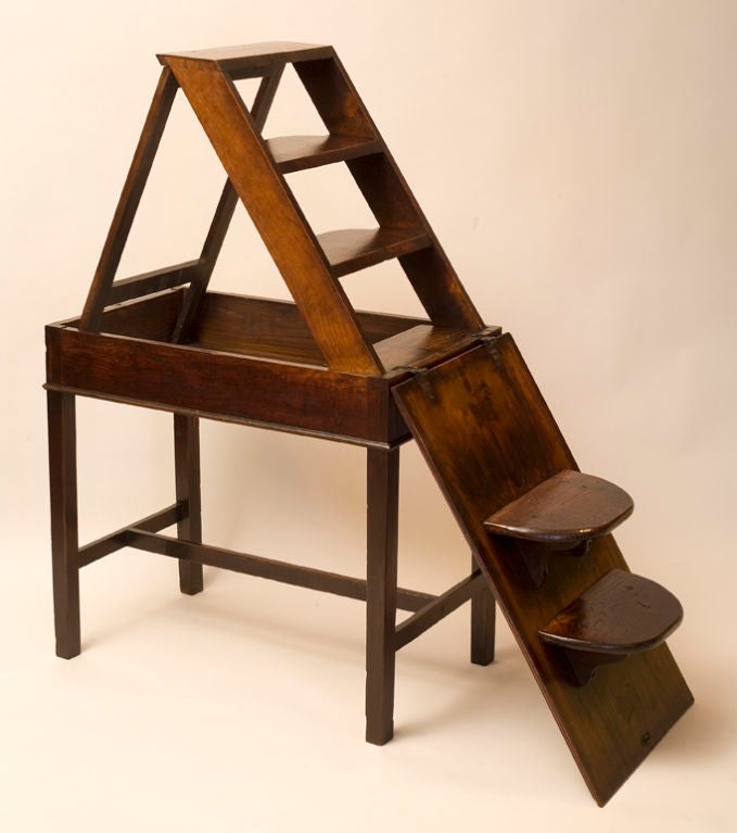 Very fine metamorphic library steps table.
