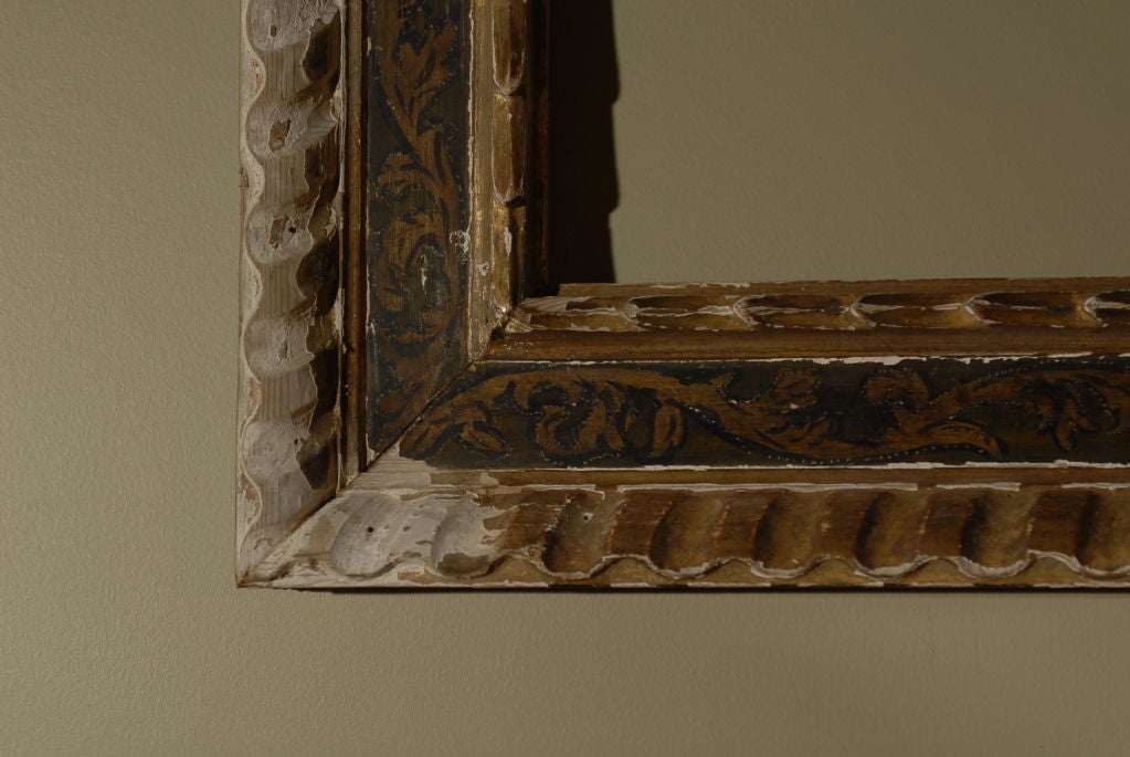 Wood Italian Painted/Gilded Frame