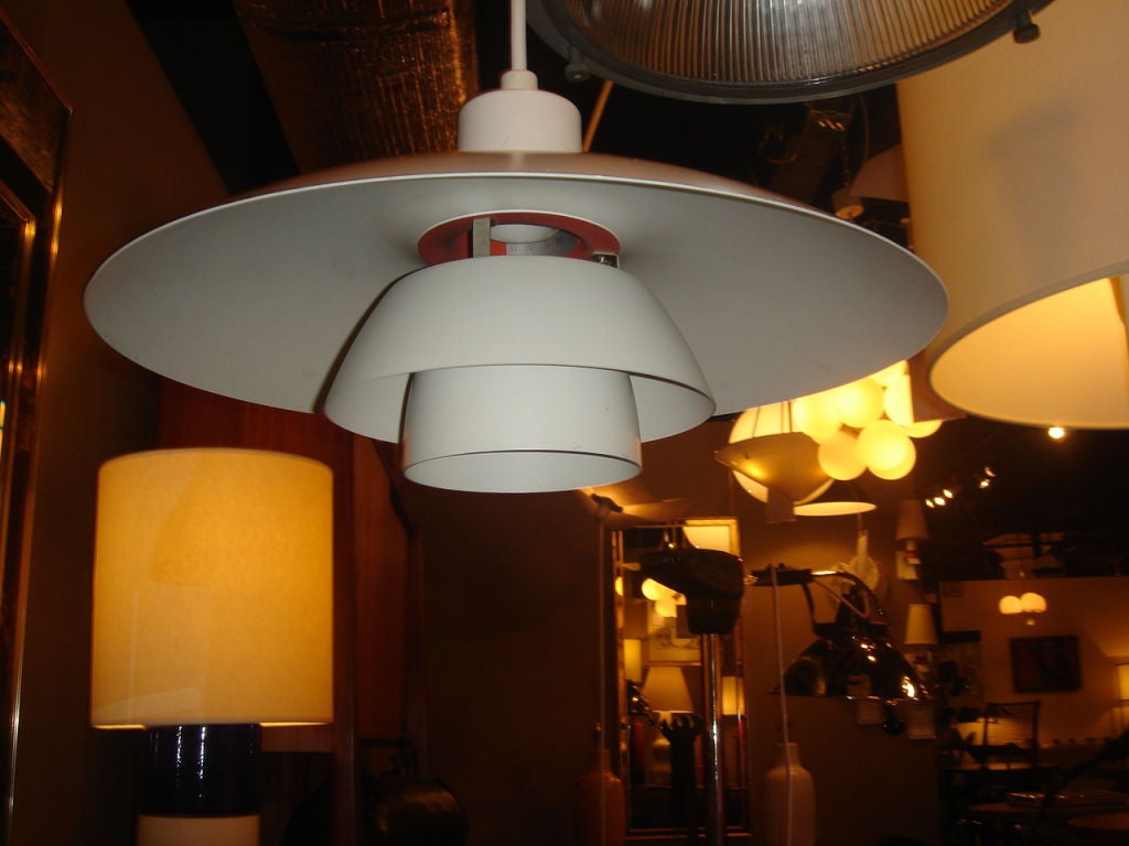 Vintage PH 4/3 Hanging Lamp by Poul Henningsen 1