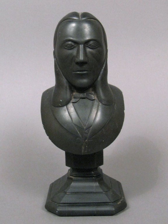 Arquillite Bust of a European Trader