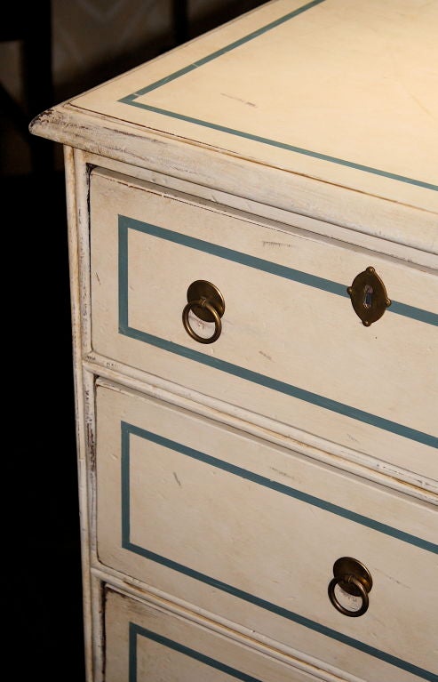 Painted 'Bun Foot' Chest of Drawers 2