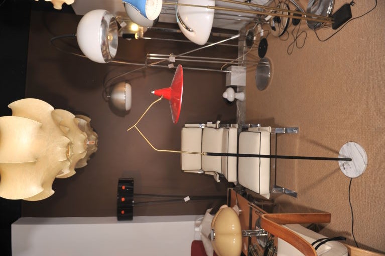 Italian Saucer Floor Lamp