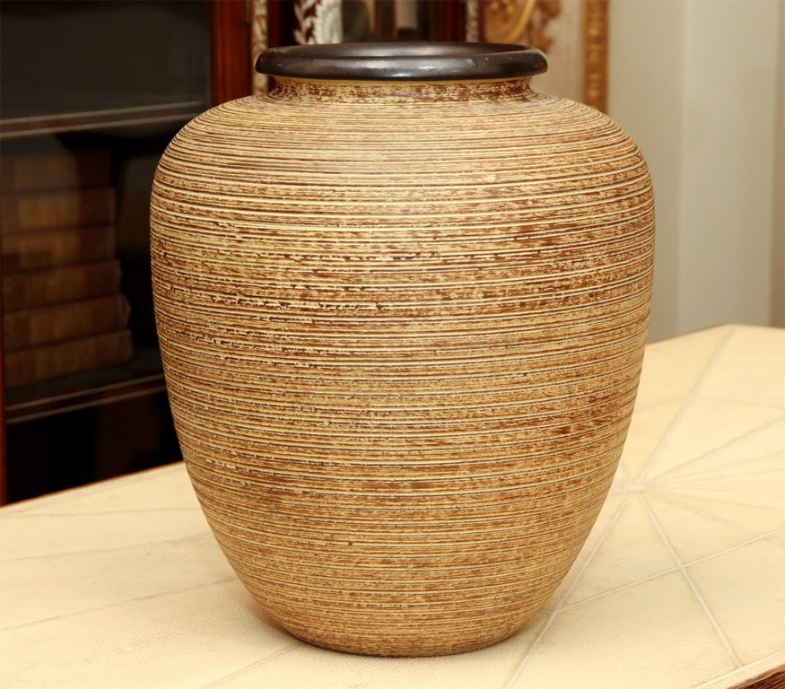 A Textured Amphora Vase