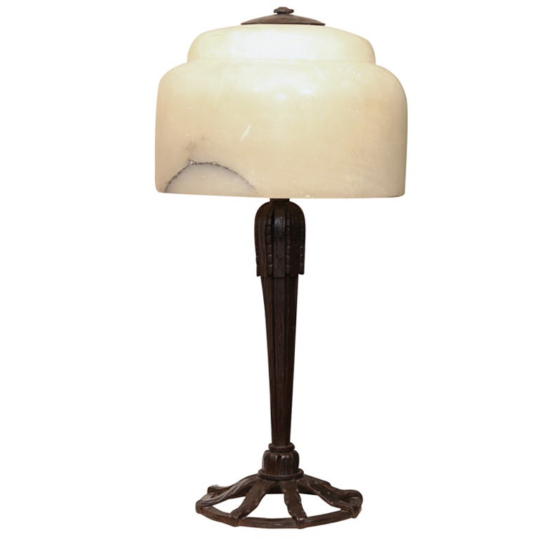 Art Deco Table Lamp by Raymond Subes For Sale at 1stDibs raymond lamp