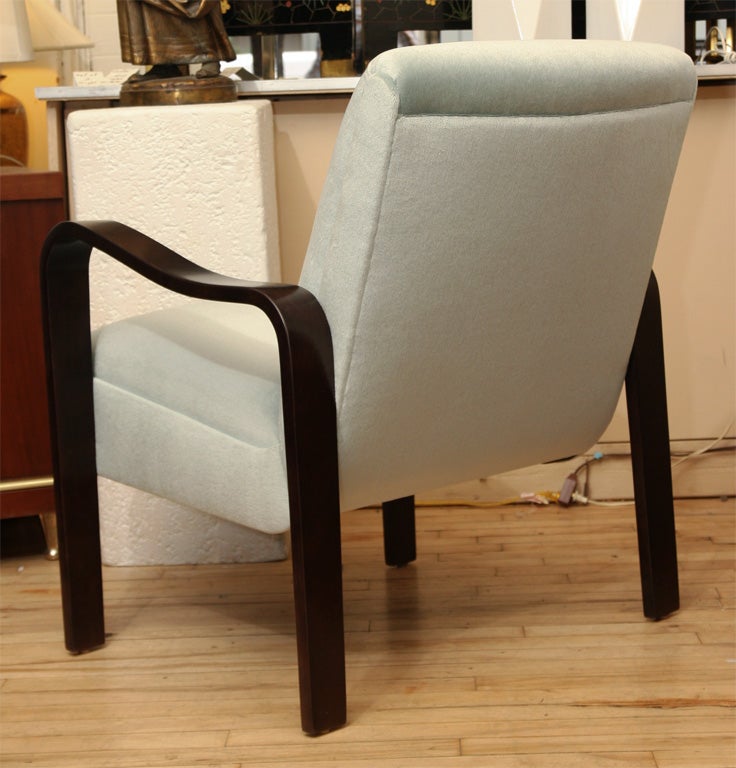 Mid-Century Modern Thonet Lounge Chair For Sale