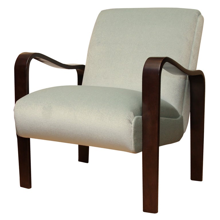 Thonet lounge chair, 1940s
