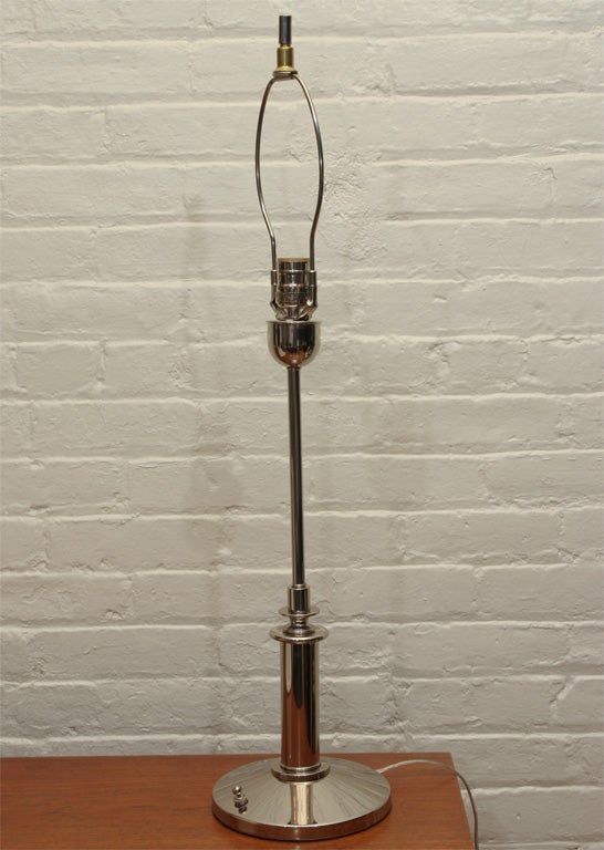 Pair of Modern Table Lamps In Excellent Condition In Bronx, NY