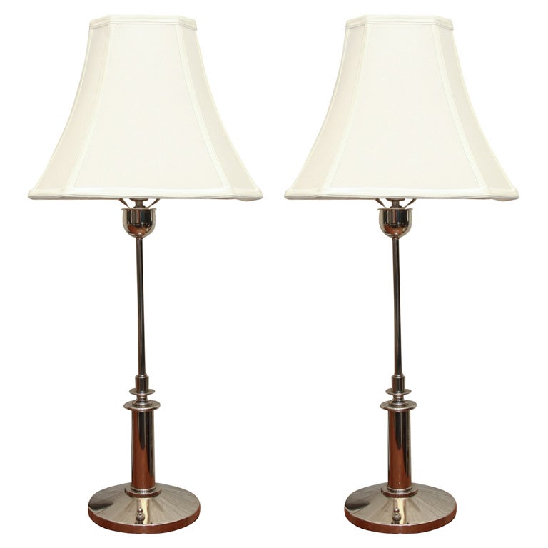 Pair of Modern Table Lamps