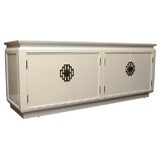 White Laquered Chinoiserie Style Dresser/Credenza