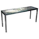 ABALONE SHELL CONSOLE TABLE