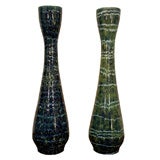 Monumental pair of San Polo ceramic vases