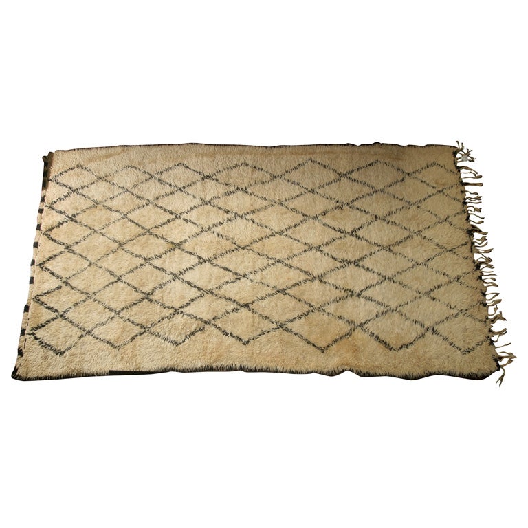 Shaggy Tribal Moroccan Marmoucha Rug