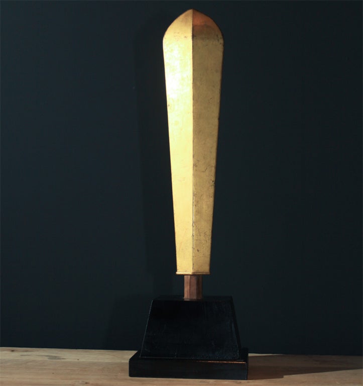 Japanese Gilt Metal Finial