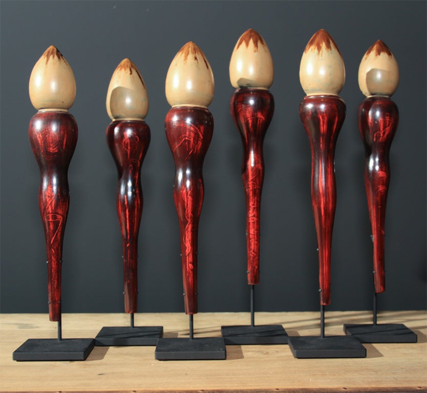 Japanese Brush Shaped Screen Holders