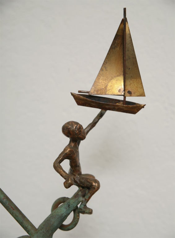 Nautical Bronze Sculpture by Curtis Jere 4
