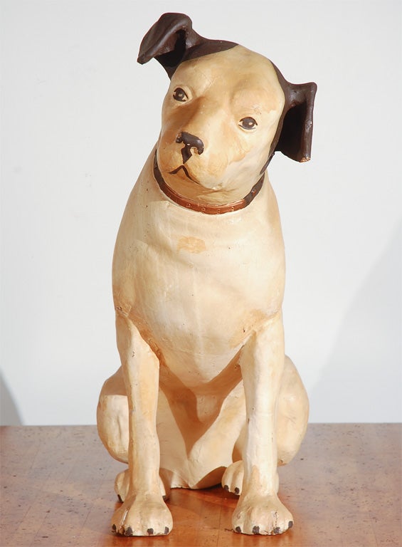 20th Century Early RCA Nipper Trade Display Dog