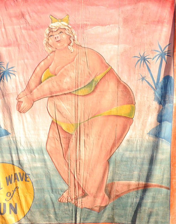 American Vintage Johnny Meah Sideshow Banner 