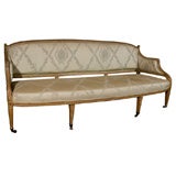19th Century Swedish Neo Classical Painted settee