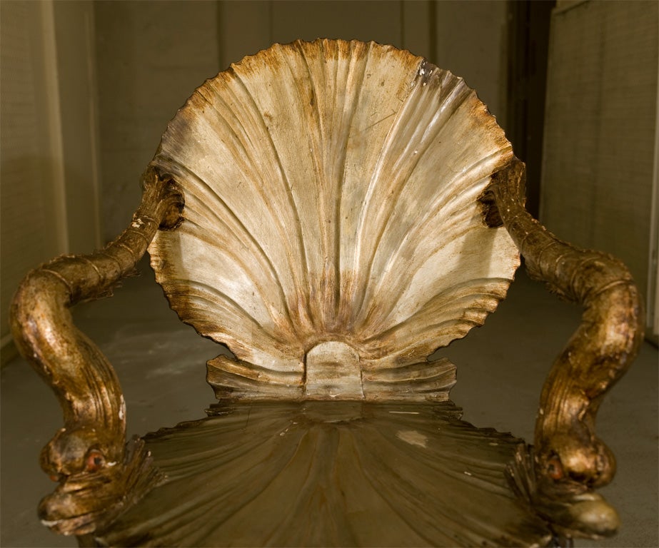 19th Century Venetian Grotto Arm Chairs 4