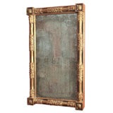 NYC Classical Giltwood & Black Lacquer Pier Mirror