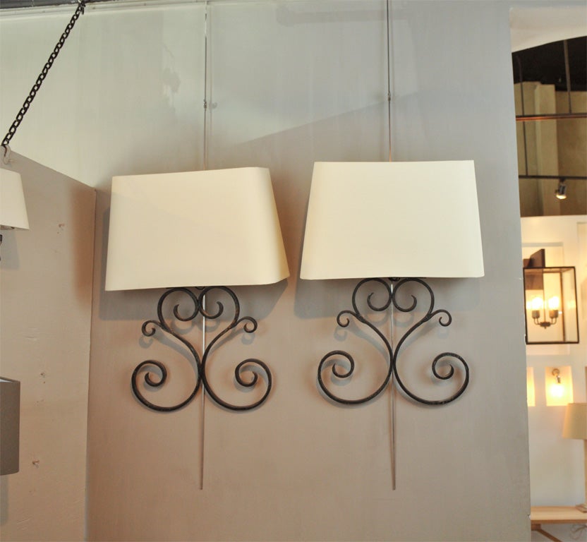 Iron Sconces Made From Old Architectural Parts