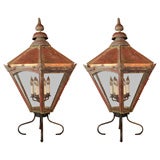 Pair Estate-Sized Entrance Lanterns