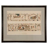 Antique BAYEUX TAPESTRY ENGRAVING