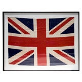 vintage framed union jack