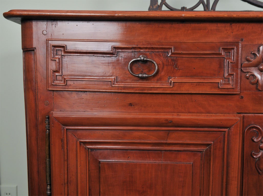 Late 18th Century Monumental 18th Century French Transitional Four-Door Sideboard For Sale