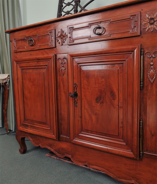 Monumental 18th Century French Transitional Four-Door Sideboard For Sale 2