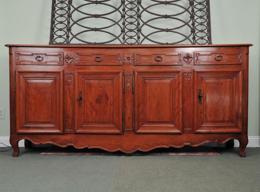 Monumental 18th Century French Transitional Four-Door Sideboard For Sale 3