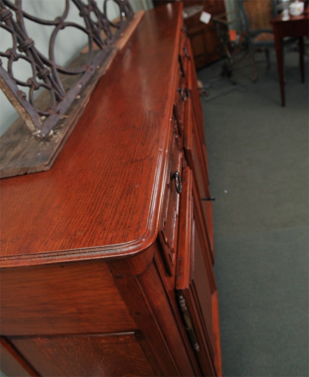 Monumental 18th Century French Transitional Four-Door Sideboard For Sale 4