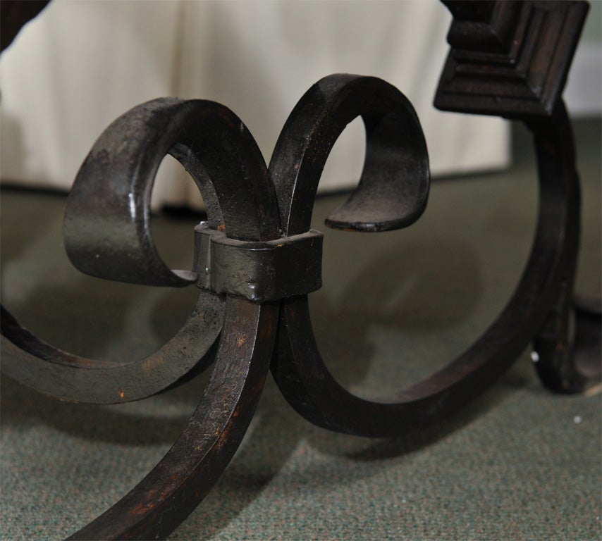 Artisan Made Antique Walnut Parquet Low Table For Sale 3