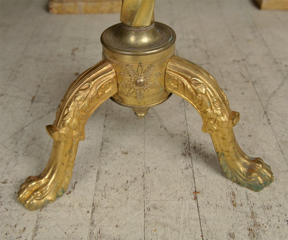 MALACHITE  TOPPED, GILT BRONZE  GUERIDON 4