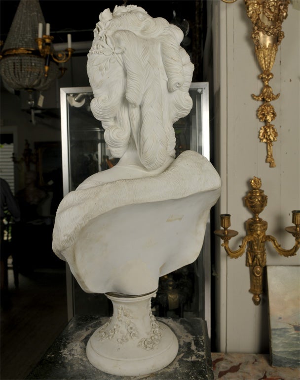 Sevres Bisque Bust Of Marie Anoinette 4