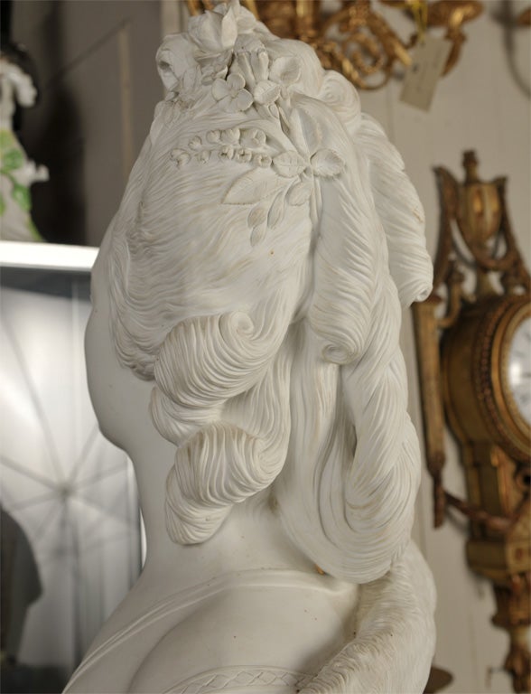Sevres Bisque Bust Of Marie Anoinette 5