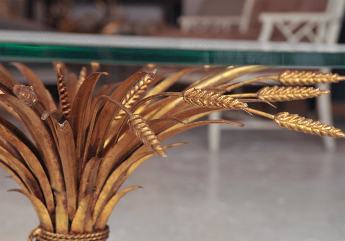 Italian Sheaf Of Wheat Coffee Table