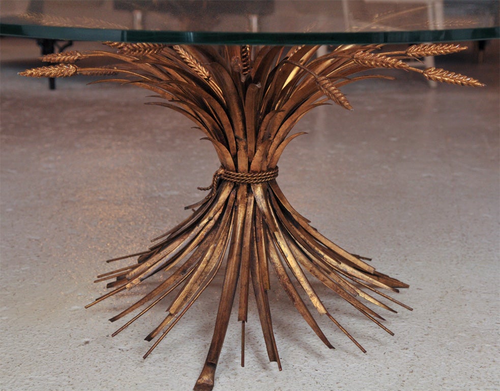 Iron Sheaf Of Wheat Coffee Table