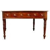 English Mahogany Writing Table
