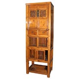 Antique Chinese 19th century country kitchen cabinet