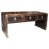 Chinese 19th Century Kang coffee table with drawers