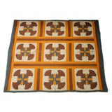 19th Century Coxcomb Quilt