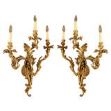 Louis XV French rococo style sconces