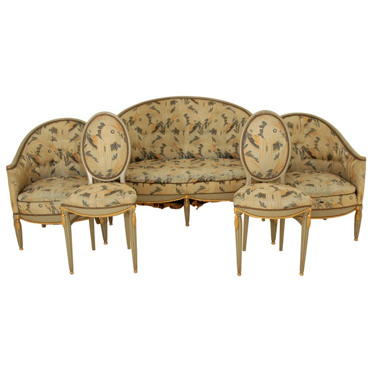 French Art Deco Salon Set For Sale