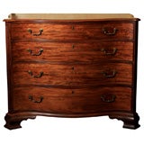 English George III Serpentine Chest of Drawers